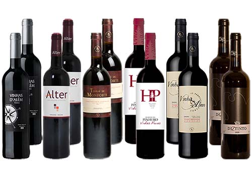 Alentejo Red Wine Selection 12 bottles of 750ml each